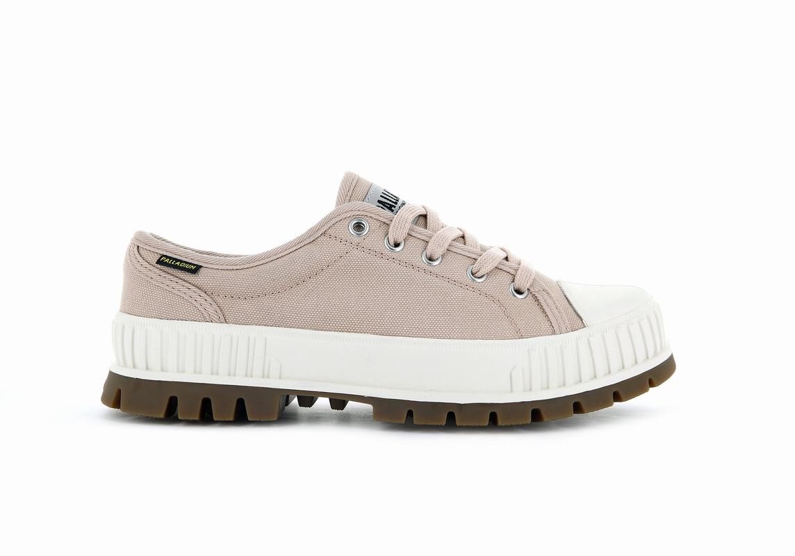 Palladium Pallashock Og Damen Niedrige Sneaker Rosa ||471036-BLY||